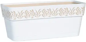 Lumarko Puku kaste ar paliktni Gaia 30x13x12cm balta 8003507887008