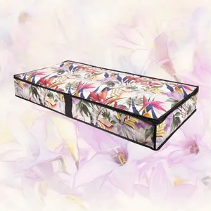 Aptel Apģērbu kaste Floral Beauty ar ziedu rakstu