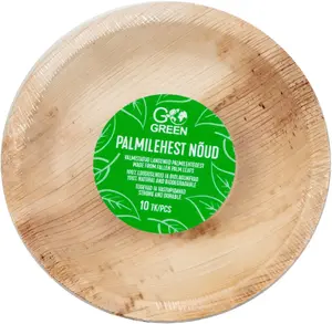 BrightSign Palm Leaf Plates 15 cm 10 pcs 1900953
