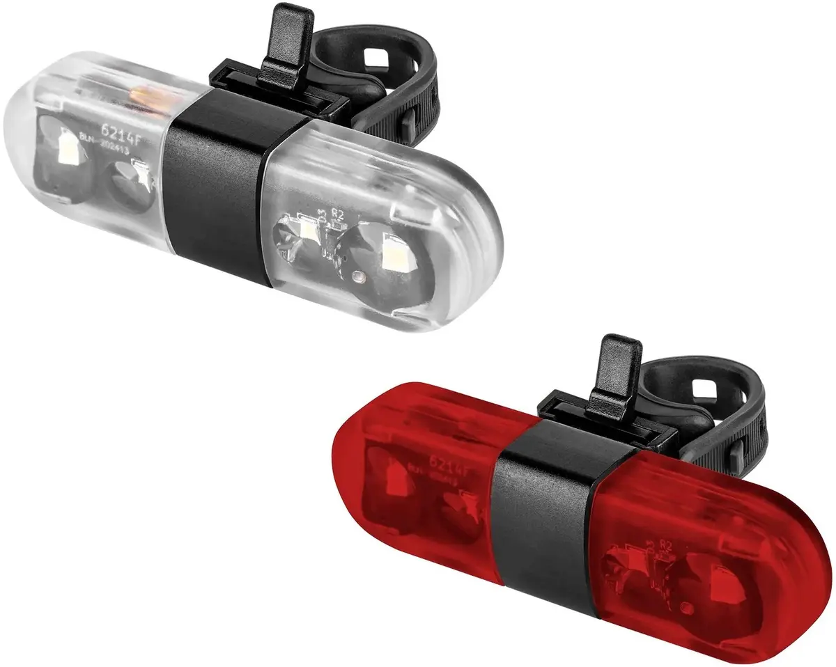 Rebel Velosipēda lukturu komplekts ar USB