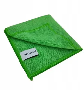 Зеленые салфетки из микрофибры Lumarko QLEANUP 250г/м² 10 шт.