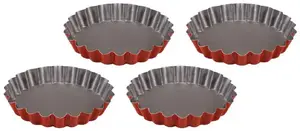 Lumarko Tartaletes forminu komplekts 4 gab. Rossana O 12 x 1 9cm 8006043017106
