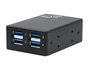 USB 3.2 Gen1 HUB 4-Port Metall HUB mit 15KV ESD Schutz (EX-11240HMS)