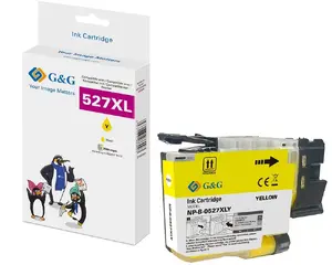 G&G 22064 saderīga dzeltena tintes kasetne High XL Yield vienas paciņas iepakojums 2000 lapaspuses 25 ml
