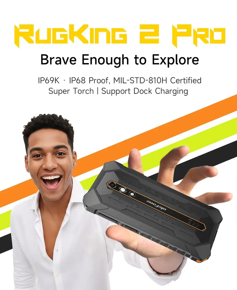 Ulefone RugKing 2 Pro 4G Smartphone 4/64GB Black Photo 8