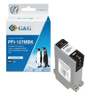 Чернильный картридж G&G 13707 совместимый стандартной емкости матовый черный для Canon imagePROGRAF iPF670 130 мл