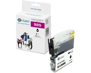 Saderīga melnā tintes kasetne G&G 18821 Brother printeriem, 20 ml, 500 lappuses