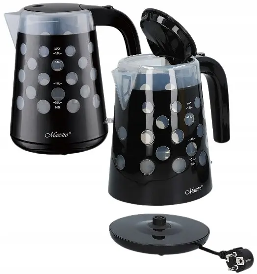 Maestro MR-045-BLACK Elektriskā tējkanna 1,7