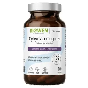 Biowen Magnesium Citrate 100 capsules food supplement