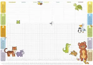 Lucrum Desk Pad Planner Animals PP03