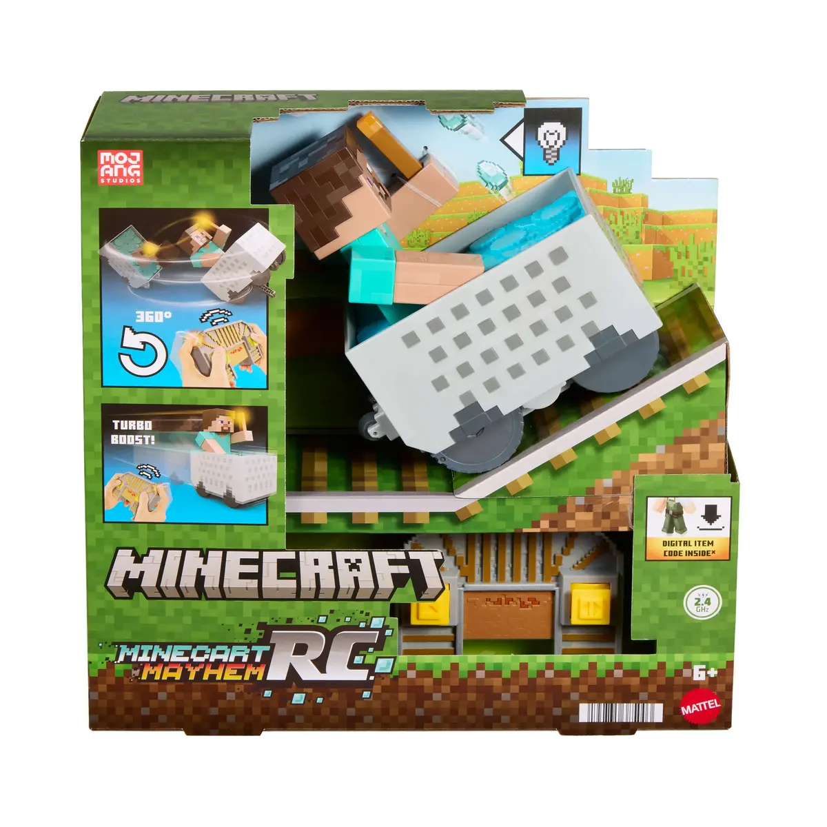 Радиоуправляемая машинка Minecraft Minecart и Стив Photo 6