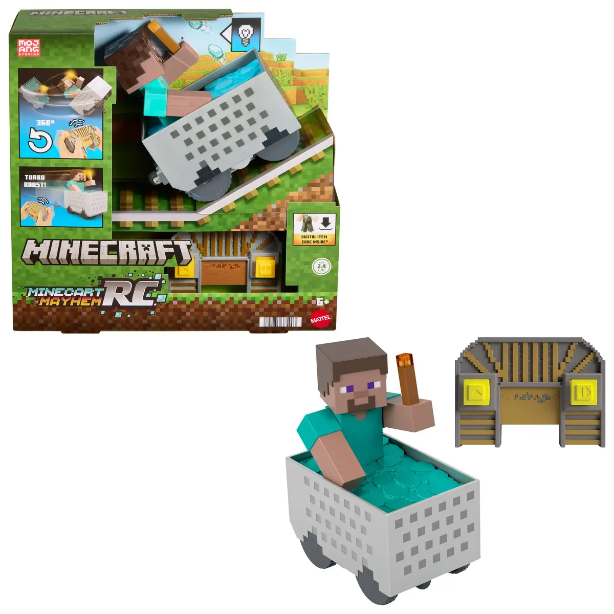 Радиоуправляемая машинка Minecraft Minecart и Стив Photo 7