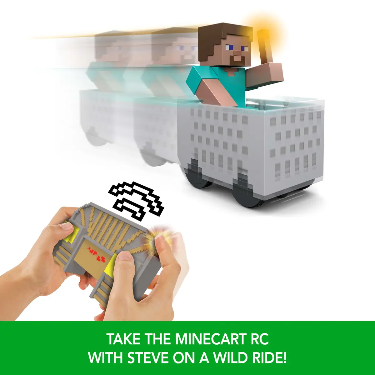 Радиоуправляемая машинка Minecraft Minecart и Стив Photo 9