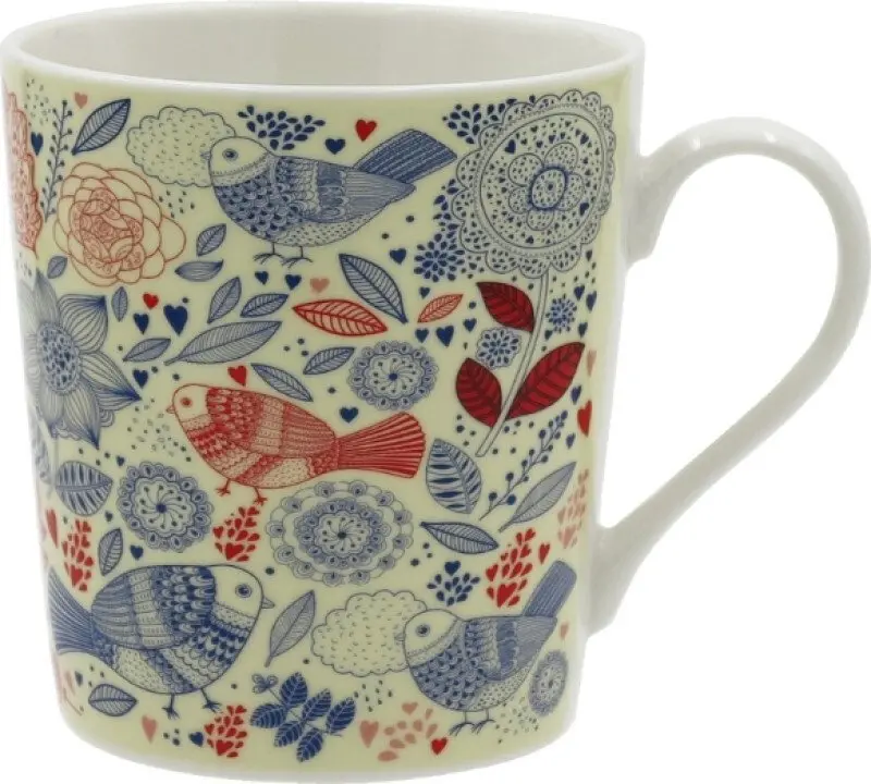 CHIC-MIC Krūze Birds and flowers 350ml