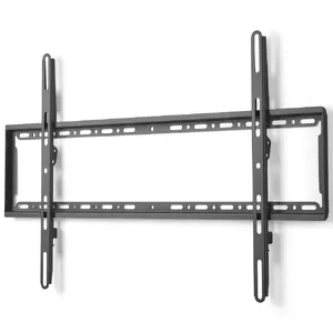 One For All WM 2615 Flat Wall Mount for 32 to 90 Inch TVs, Black, Supports up to 60 kg and VESA 600x400 mm