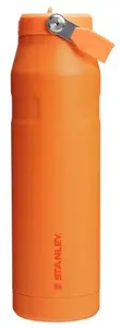 Термобутылка с трубочкой Chan The IceFlow Bottle Flip Straw 2.0 1.06L оранжевая