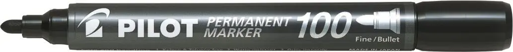 Pilot SCA-100-R Permanents marķieris Sarkans Photo 2