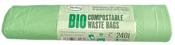 Staples BioBag Kompostējami atkritumu maisi 240L