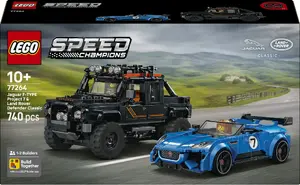 LEGO Speed champions Jaguar Project 7 i Land Rover Defender (77264)