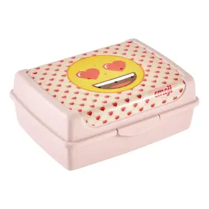 Контейнер для ланча MPL Power Carla 1 л полипропилен розовый, красный, желтый Emoji Hearts