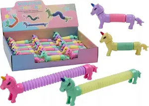 LeanToys Jednorożec Do Rozciągania Antystresowy Pop Tube MIX