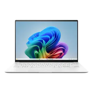 Asus Zenbook S14 Laptop with 14-inch 2880x1800 Touch OLED Display, Intel Core Ultra 7 258V Processor, 32GB RAM, 512GB SSD, Windows 11 Pro, and White Finish