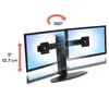 Divu monitoru pacelšanas statīvs Ergotron Neo Flex Photo 6