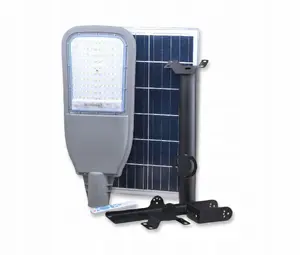 UN LAMPA LED ULICZNA SOLARNA 300W 6000K 3000LM + UCHWYT + PANEL