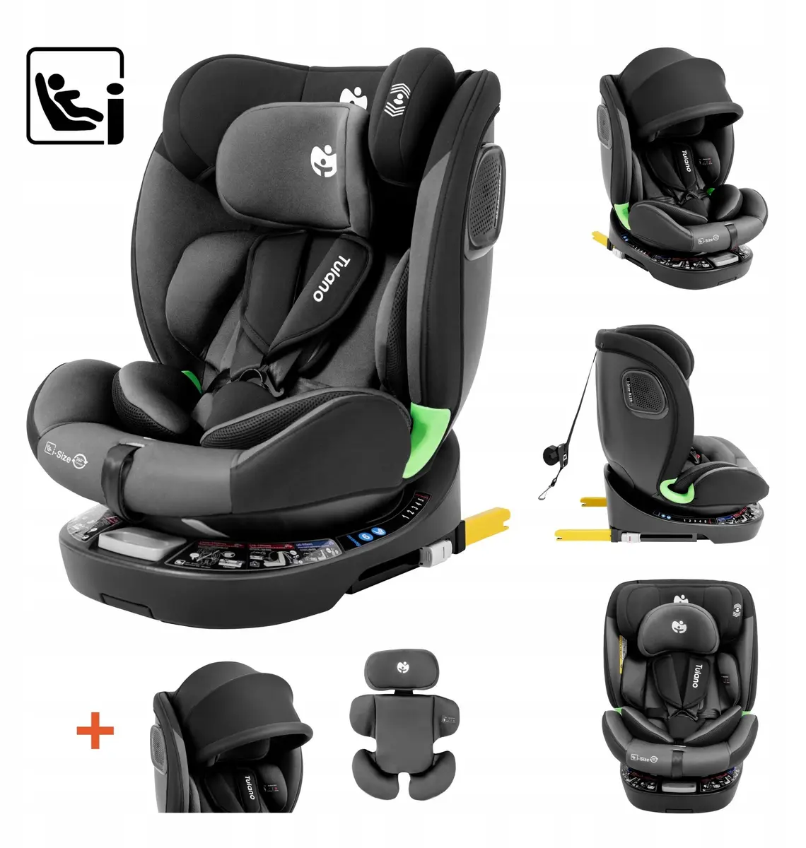 Cybex Loom 35 Black Grey Bērnu