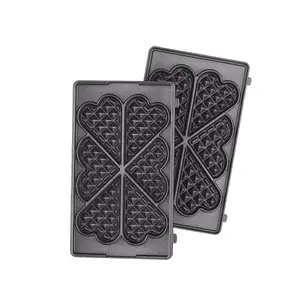 Tefal XA8106F0 Snack Collection Replacement Plate for Sandwich Maker, Black, Compatible with SW85, SW86, SW87, SW34