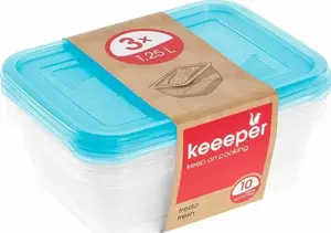 Набор контейнеров для пищевых продуктов OKT Keeeper Fredo Fresh 3x1,25л