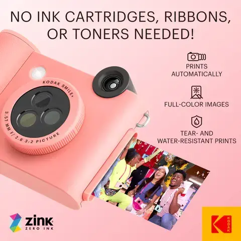 Kodak SMILE+ Instant Print Camera Pink Photo 7