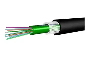 Draka Fibre Optic Cable 60011380 OM2 Black InfiniBand