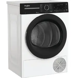 Отдельно стоящая сушильная машина с фронтальной загрузкой Whirlpool WSD 74 WBB PL тепловой насос 7 кг белая с Wi-Fi