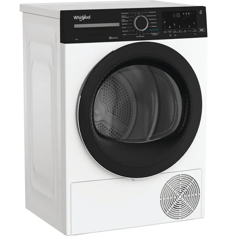 Brīvstāvoša frontālās ielādes veļas žāvētājs Whirlpool
