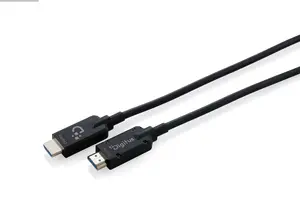 Digitus AK-330128-200-S HDMI AOC optiskās šķiedras kabelis bruņots UHD 8K 20m