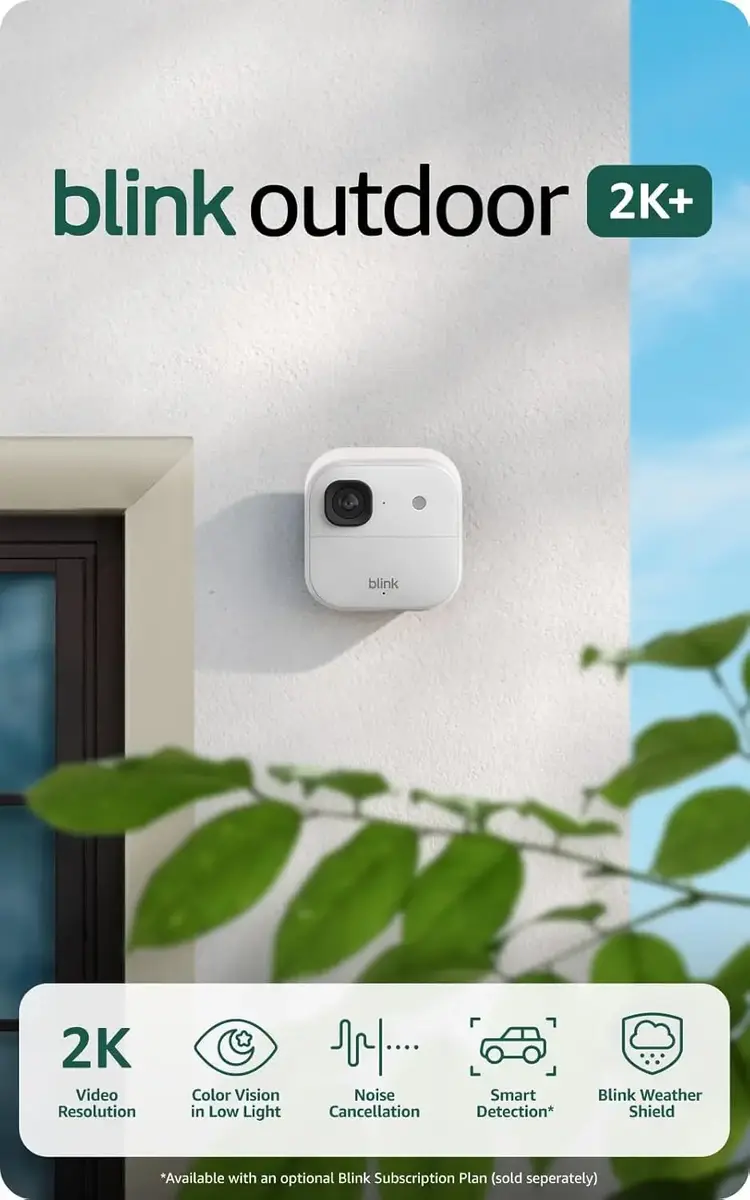 Amazon Blink Outdoor 2K+ 3 kameru sistēma Photo 2