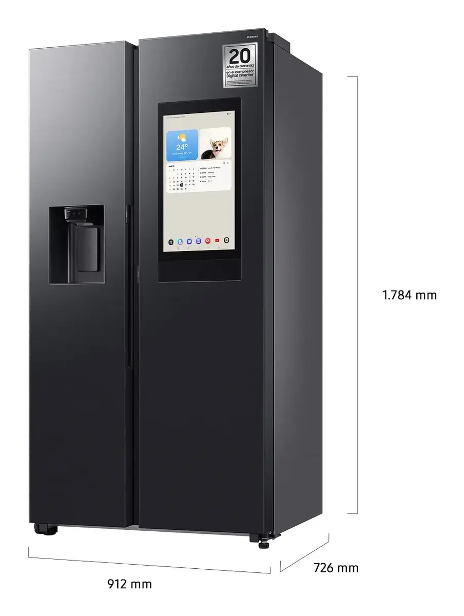 Samsung Series 9 RS90F66BEF Side-by-Side Ledusskapis Photo 2