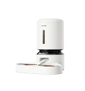Petlibro Granary Dual Feeder 5l Automātiskā mājdzīvnieku barotava baltā krāsā kaķiem un suņiem ar LED displeju