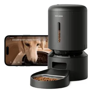 Petlibro Granary Automatic Pet Feeder Black with Smart Camera and 5L Food Container Capacity