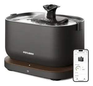 Petlibro Dockstream Smart Automātiskā mājdzīvnieku dzirdētava melna Wi-Fi 2.5 L nerūsējošais tērauds ABS