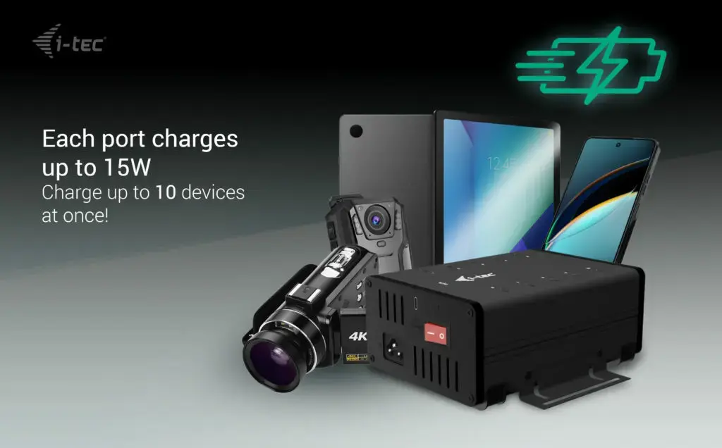 i-tec CACHRGHUB10CIT USB-C Charging and Data Hub Photo 3