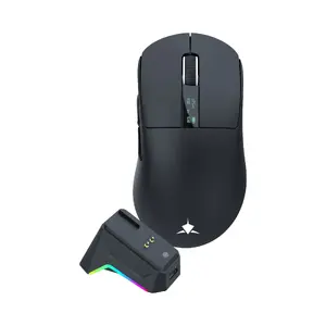 Игровая мышь White Shark GAWAIN-B, черный, 12000 DPI, аккумулятор 500 мАч
