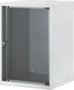 INTELLINET Basic Line 19" Tīkla sienas skapis 15U 560 mm Dzilums Flatpack Pelēks RAL 9005