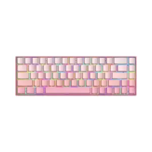 White Shark NUNCHAKU-P-US-RED.SW Mehāniskā tastatūra Rozā Red Switch US izkārtojums