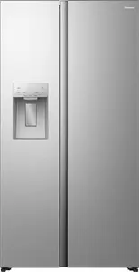 Hisense RS5P528STIE Side-by-Side Refrigerator Freestanding 528 L Grey Stainless Steel Total No Frost Energy Class E