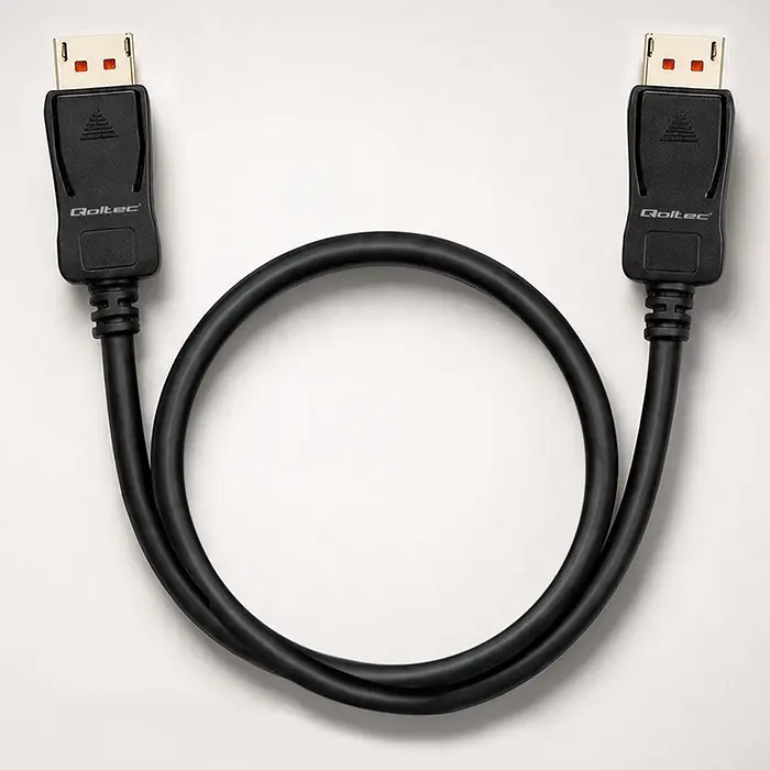 Qoltec DisplayPort Cable v2.1 54 Gbps 0.5m Photo 6