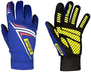 Sabelt Sabelt G34 Sim Racing Gloves, Touch-Screen Compatible, Silicone Palm, 216-223mm Palm Circumference, Blue, Size S