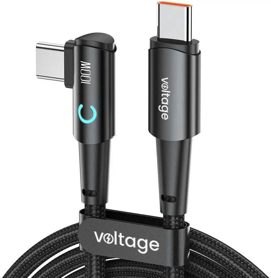 USB-C uz USB-C kabelis voltage PowerAngle