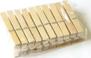 Wooden clothespins Fl1 YOR 9605, pack of 20 pieces